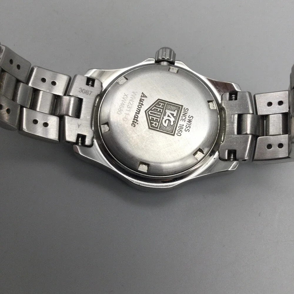 TAG Heuer Womens Watch 28mm Blue Dial Stainless Automatic WN2311 Swiss 7.5